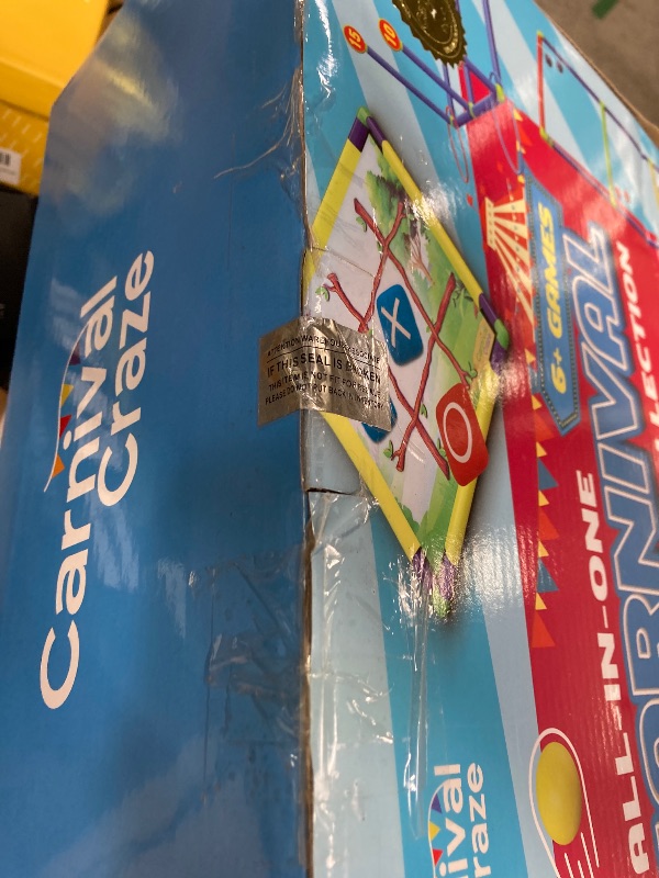 Photo 1 of **MISSING PARTS**Carnival Games for Kids - Yard Games Include: Ring Toss, Beanbag, Ball Shooting Target Game, Ladder Toss, Darts Board, Tic Tac Toe, Birthday Party Activities, Portable Backyard Outdoor Games for Kids