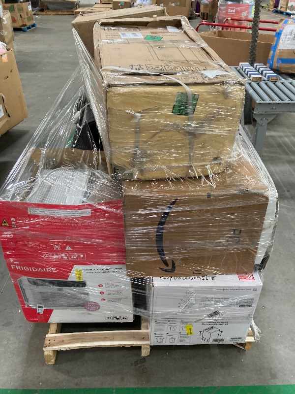 Photo 1 of ****no returns accepted***** final sale *****pallet with air conditioners and possible some fans only for parts, remote control or some part may be missing this pallet also contains small miscellanious item retail price is estimated for parts.