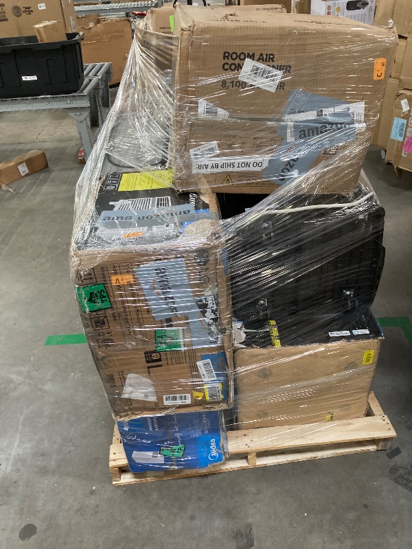 Photo 1 of ****no returns accepted***** final sale *****pallet with air conditioners and possible some fans only for parts, remote control or some part may be missing this pallet also contains small miscellanious item retail price is estimated for parts.