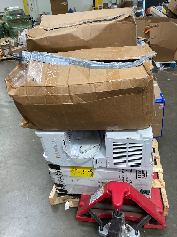Photo 1 of ****no returns accepted***** final sale *****pallet with air conditioners and possible some fans only for parts, remote control or some part may be missing this pallet also contains small miscellanious item retail price is estimated for parts.