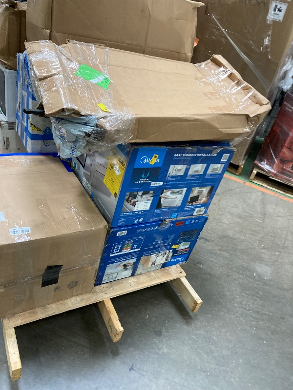 Photo 1 of ****no returns accepted***** final sale *****pallet with air conditioners and possible some fans only for parts, remote control or some part may be missing this pallet also contains small miscellanious item retail price is estimated for parts.