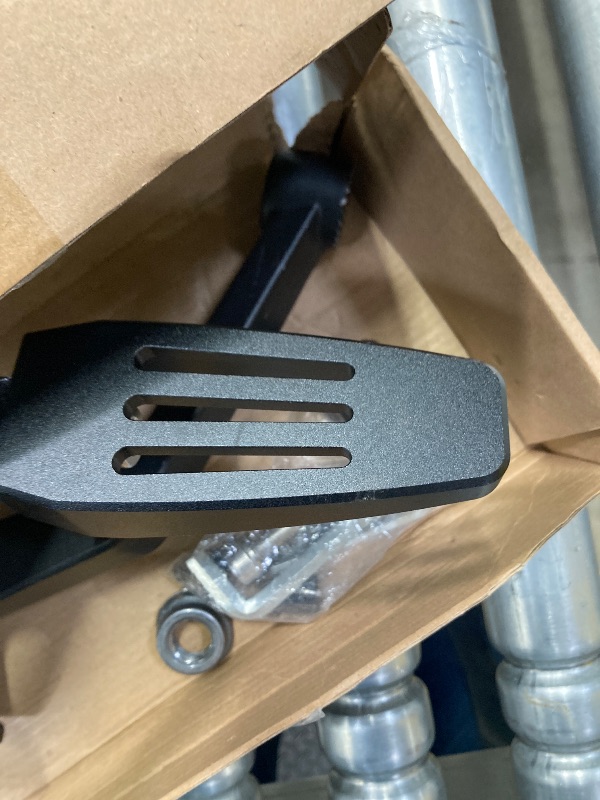Photo 1 of ***(MISSING PARTS -SELLING AS PARTS ONLY-INCOMPLETE)*** 
Kiawnia Adjustable Rear Black Metal Foot Boards Compatible with Can-Am Ryker 600, 900, 900 Rally, 900 Sport (2019-2024) (MAX Mount 219400800 Required)   