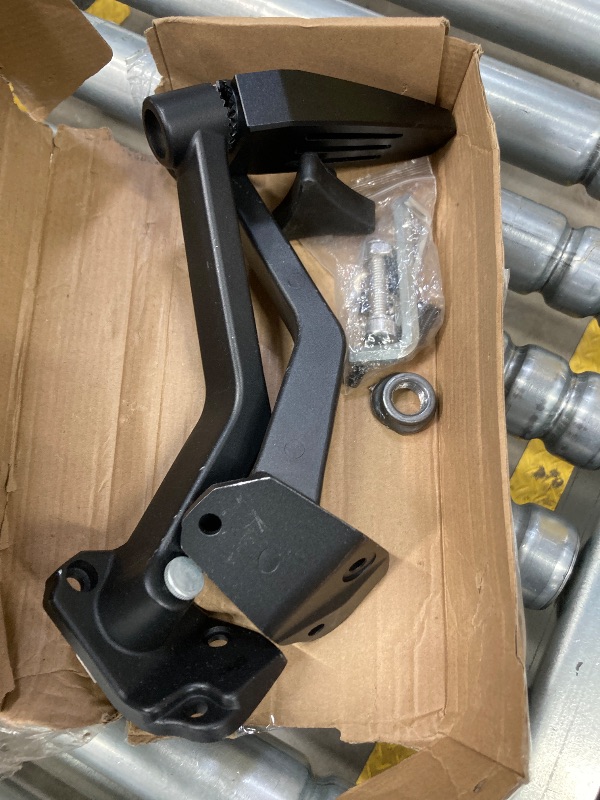 Photo 1 of ***(MISSING PARTS -SELLING AS PARTS ONLY-INCOMPLETE)*** 
Kiawnia Adjustable Rear Black Metal Foot Boards Compatible with Can-Am Ryker 600, 900, 900 Rally, 900 Sport (2019-2024) (MAX Mount 219400800 Required)   