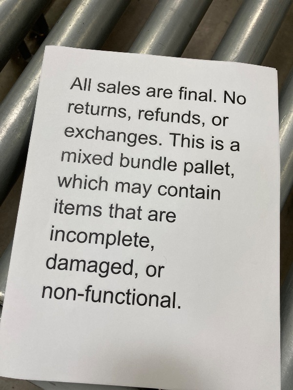 Photo 1 of ****no returns accepted***** final sale *****pallet with air conditioners and possible some fans only for parts, remote control or some part may be missing this pallet also contains small miscellanious item retail price is estimated for parts.