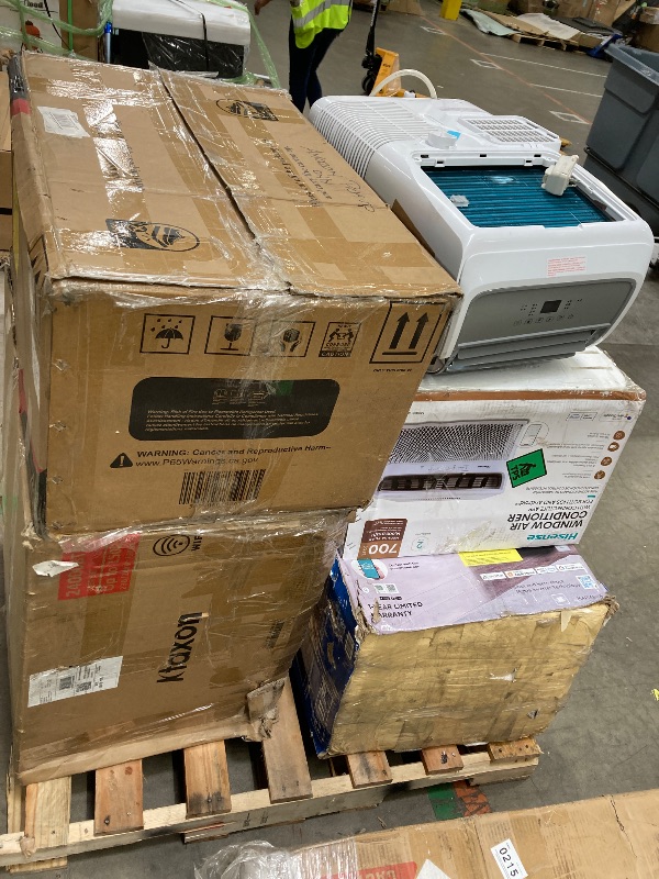 Photo 1 of ****no returns accepted***** final sale *****pallet with air conditioners and possible some fans only for parts, remote control or some part may be missing this pallet also contains small miscellanious item retail price is estimated for parts.