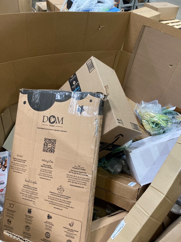 Photo 1 of ********No returns***No refund*******Box Size: 4-Foot Pallet (Truck/Trailer Pickup Only) | This 4-foot pallet contains roughly 200-300 assorted items, the same types we list for auction daily. Sourced from return centers, items are uninspected and may be 