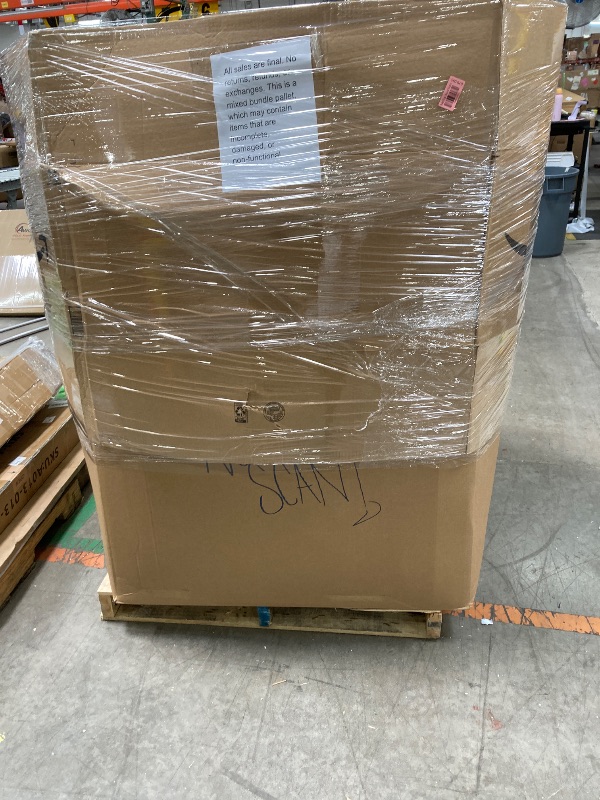 Photo 1 of ********No returns***No refund*******Box Size: 4-Foot Pallet (Truck/Trailer Pickup Only) | This 4-foot pallet contains roughly 200-300 assorted items, the same types we list for auction daily. Sourced from return centers, items are uninspected and may be 