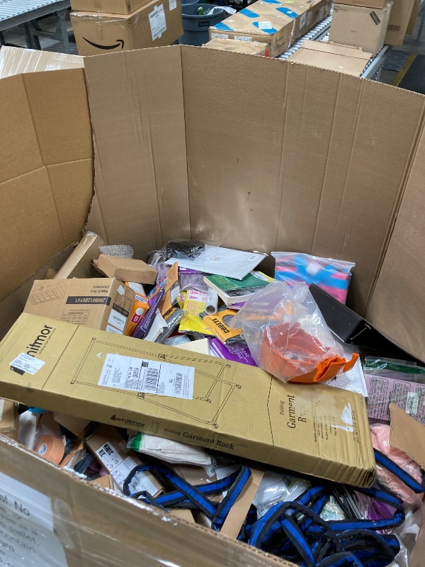 Photo 1 of ********No returns***No refund*******Box Size: 4-Foot Pallet (Truck/Trailer Pickup Only) | This 4-foot pallet contains roughly 200-300 assorted items, the same types we list for auction daily. Sourced from return centers, items are uninspected and may be 