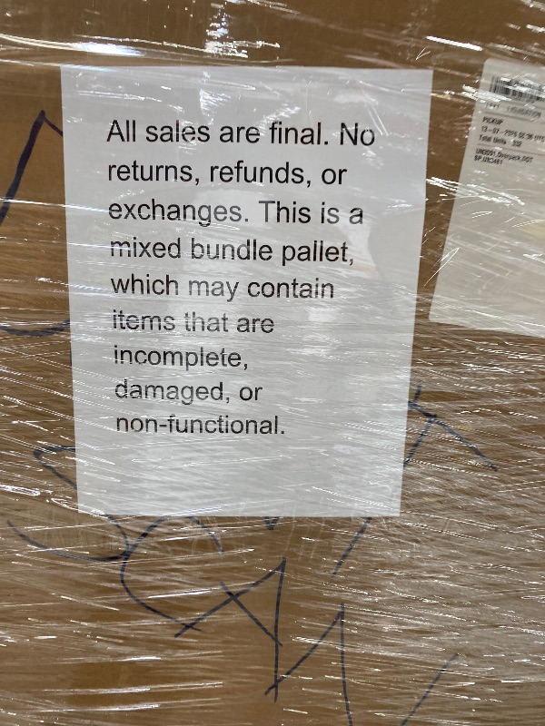 Photo 1 of ********No returns***No refund*******Box Size: 4-Foot Pallet (Truck/Trailer Pickup Only) | This 4-foot pallet contains roughly 200-300 assorted items, the same types we list for auction daily. Sourced from return centers, items are uninspected and may be 