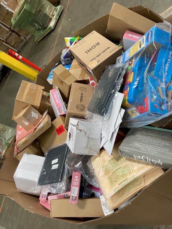 Photo 1 of ********No returns***No refund*******Box Size: 4-Foot Pallet (Truck/Trailer Pickup Only) | This 4-foot pallet contains roughly 200-300 assorted items, the same types we list for auction daily. Sourced from return centers, items are uninspected and may be 