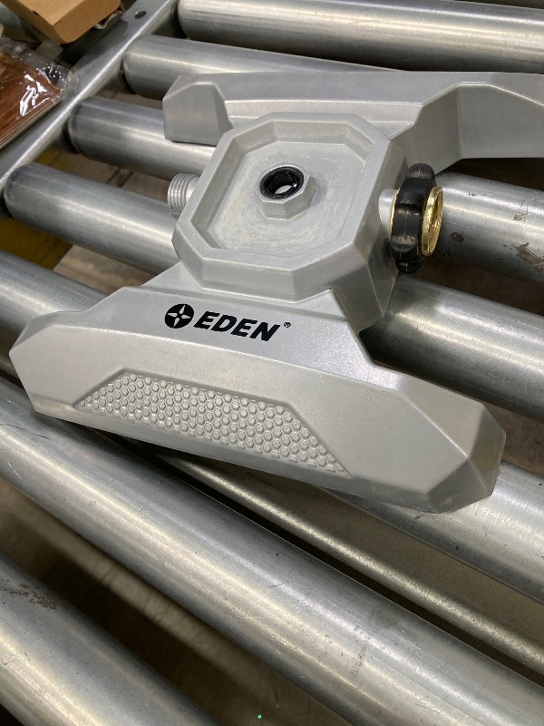 Photo 1 of ***(PART ONLY - SELLING AS SINGLE PART-MISSING PIECES)*** 
Eden 96122 Metal Adjustable 6-Pattern Mobile Rotary Gear Drive Garden Sprinkler for Yard W/Quick Connect Starter Set, Waters up to 80 ft. in Diameter