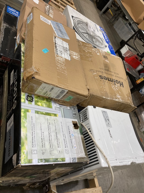 Photo 1 of ****no returns accepted***** final sale *****pallet with air conditioners and possible some fans only for parts, remote control or some part may be missing this pallet also contains small miscellanious item retail price is estimated for parts.