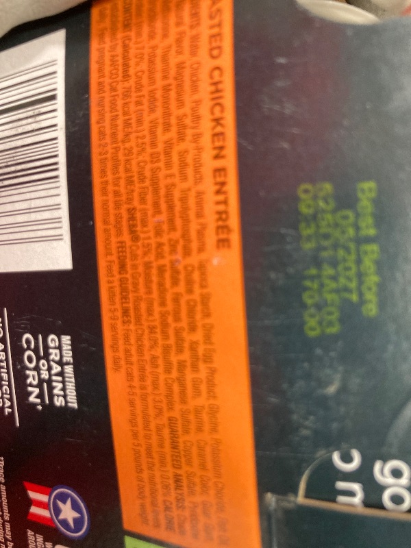 Photo 1 of ****BB 05/2027***
Sheba Perfect Portions Wet Cat Food Cuts in Gravy Variety Pack, Roasted Chicken Entree and Tender Turkey Entree, 2.6 oz. Twin-Pack Trays (12 Count, 24 Servings)