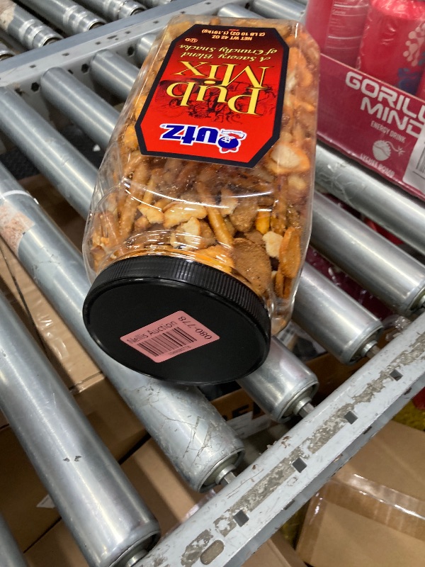 Photo 1 of ***10/2025***
Utz Pub Mix, 42 Oz. Barrel, Savory Snack Mix with a Blend of Crunchy Flavors for a Tasty Party Snack, Resealable Container, Trans-Fat Free and Kosher Certified