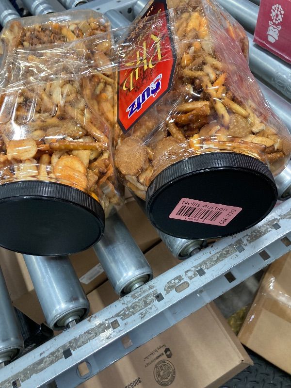 Photo 1 of ***BB 10/2025***
2 Utz Pub Mix, 42 Oz. Barrel, Savory Snack Mix with a Blend of Crunchy Flavors for a Tasty Party Snack, Resealable Container, Trans-Fat Free and Kosher Certified