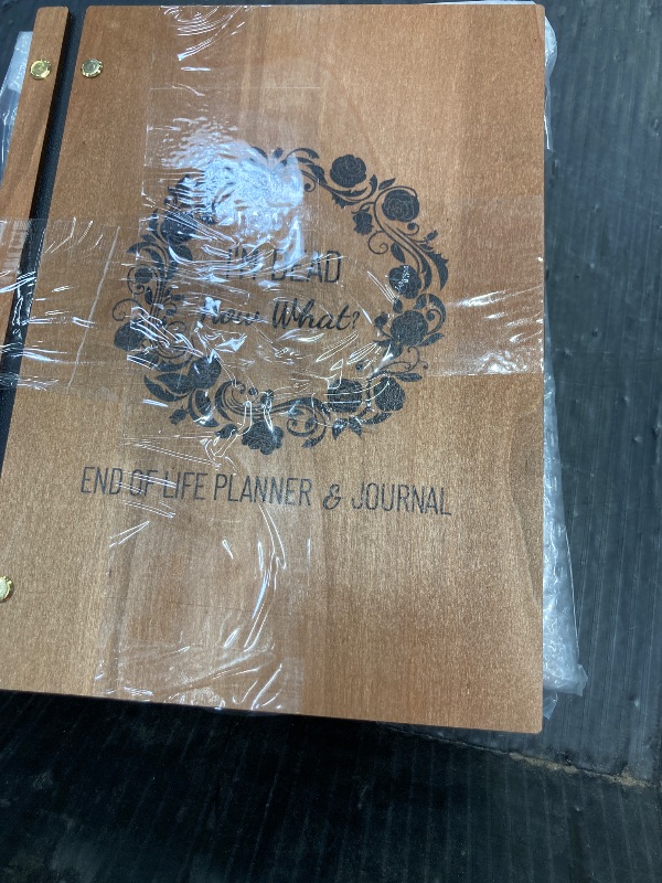 Photo 1 of ***4 Books***
***wood cover****
I'm Dead Now What?: End of life planner, Make life easier for those you leave behind, Matte Finish 8.5 x 11 in