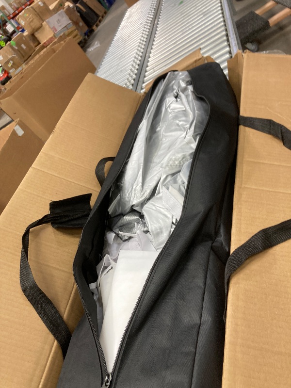 Photo 1 of ***used, I don't know if it's complete***SANOPY 10' x 10' Straight Leg Pop-up Canopy Tent Easy Two Person Setup Instant Outdoor Canopy Folding Shelter with 4 Removable Sidewalls, Air Vent on The Top, 4 Sandbags, Carrying Bag, White