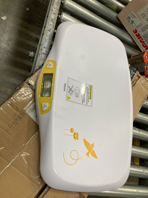 Photo 1 of **MISSING BATTERY COVER/NO BOX**TIPRE Baby Scale for Weighing, 55 lb/0.01 lb Digital Infant Scale for Weighted Feeds with Height Measuring Tape Weight Comparison Hold Function, Pet Scale for Cats/Dogs, LCD Display, Large Platform