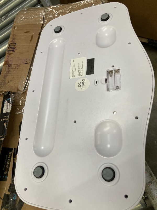 Photo 1 of **MISSING BATTERY COVER/NO BOX**TIPRE Baby Scale for Weighing, 55 lb/0.01 lb Digital Infant Scale for Weighted Feeds with Height Measuring Tape Weight Comparison Hold Function, Pet Scale for Cats/Dogs, LCD Display, Large Platform