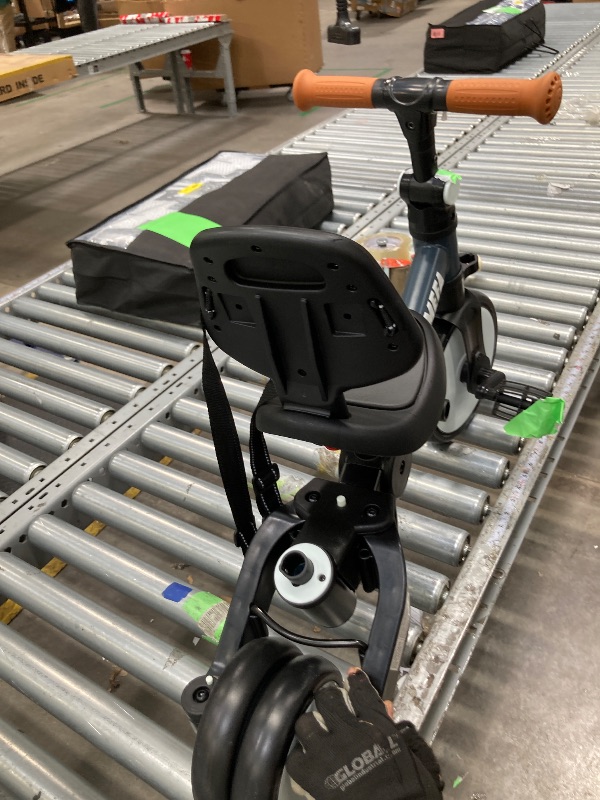 Photo 1 of  MISSING PARTS   newyoo Tricycle for Toddlers 1-3, Toddler Bike, Trike with Push Handle, Perfect Boys and Girls Birthday Gift and Toys, Balance Bike with Backrest and Safety Belt, TR007, Dark Gray