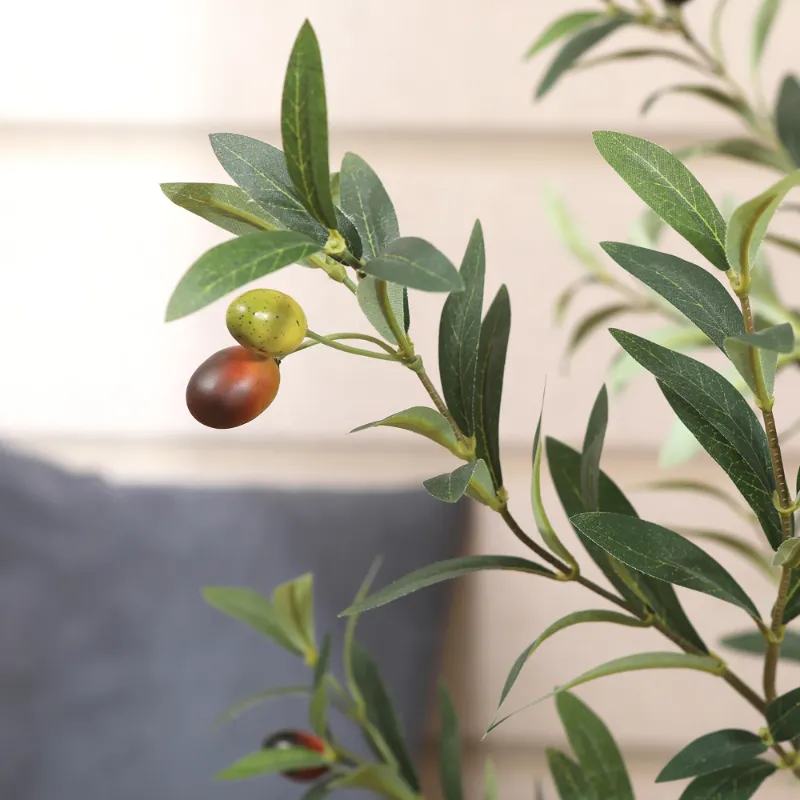 Photo 1 of 
DR.Planzen 7ft Artificial Olive Tree Indoor, Tall Faux Olive Tree, Artificial Plants with Natural Wood Trunk and Lifelike Fruits for Home Office Decor
