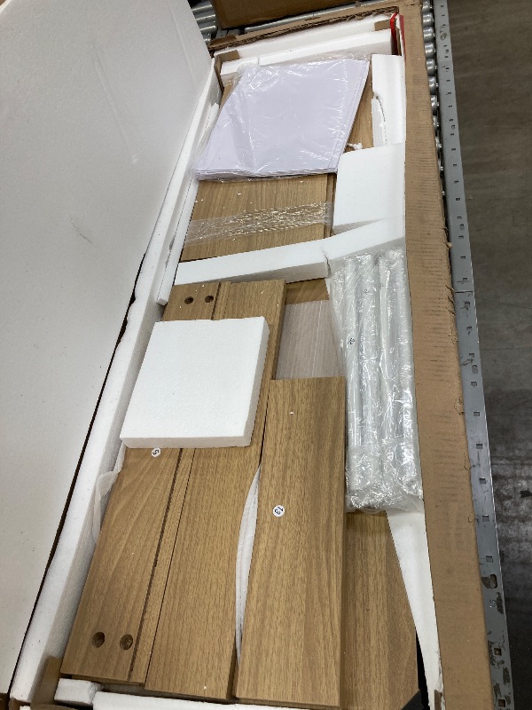 Photo 1 of **reference image**Bookshelf Childrens Bookcase with 14 Sling Fabric Shelves, Book and Toy Organizer, Book Shelf Kids Room(White)