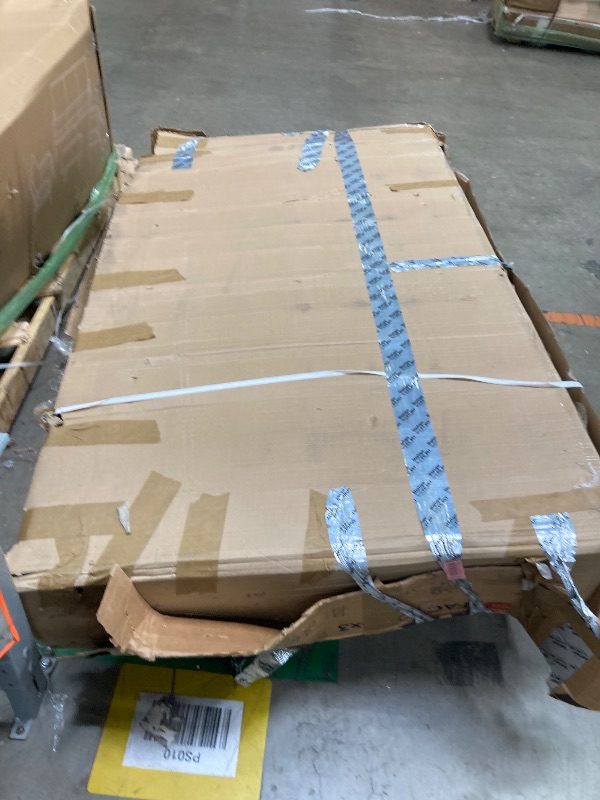 Photo 1 of ***([PARTS ONLY -MISSING PIECES -SELLING AS PARTS)*** 
Keter Factor 6x3 Outdoor Storage Shed Kit-Perfect to Store Patio Furniture, Garden Tools Bike Accessories, Beach Chairs and Push Lawn Mower, Taupe & Brown  ***(BOX RIPPED/TORN)***