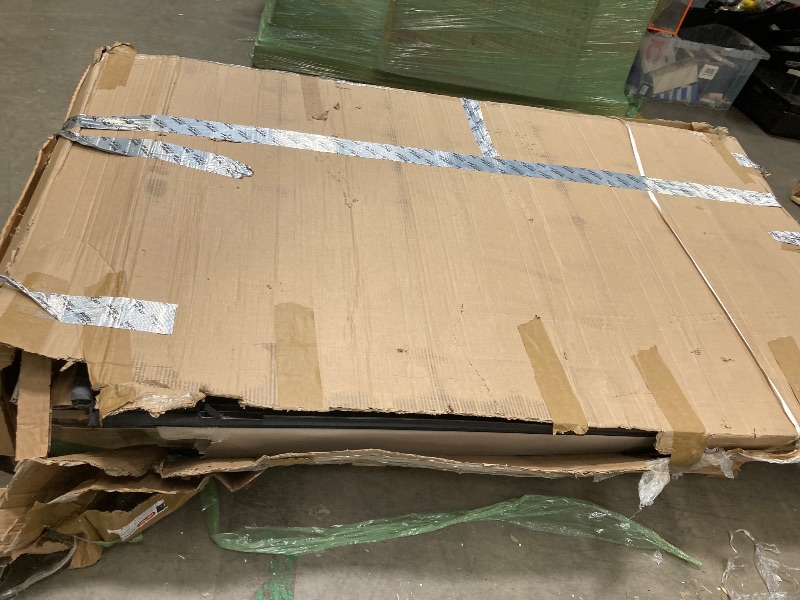 Photo 1 of ***([PARTS ONLY -MISSING PIECES -SELLING AS PARTS)*** 
Keter Factor 6x3 Outdoor Storage Shed Kit-Perfect to Store Patio Furniture, Garden Tools Bike Accessories, Beach Chairs and Push Lawn Mower, Taupe & Brown  ***(BOX RIPPED/TORN)***