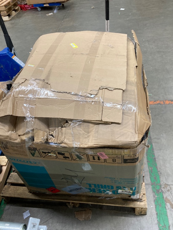 Photo 1 of ****Missing part*******Missing part***Char-Broil Pro Series with Amplifire Infrared Technology 4-Burner Propane Gas Grill and Griddle Cabinet, Black 463279224