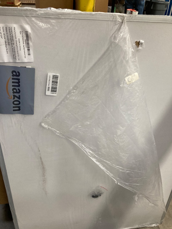 Photo 1 of **2 SMALL CRACKS- SEE PICS**VIZ-PRO Cork Notice Board, 48 X 36 Inches, Cork Bulletin Board with Silver Aluminium Frame