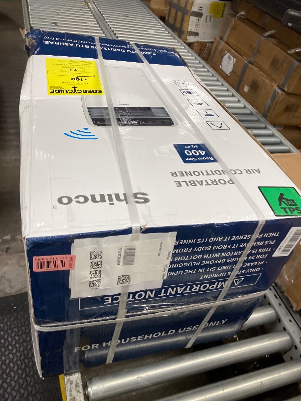 Photo 1 of ***Factory seal***Factory seal***Shinco 12,000 BTU Portable Air Conditioner with WiFi, Portable AC Unit with Built-in Cool, 3-in-1 Cooling Fan & Dehumidifier for Rooms up to 400 Sq.Ft, Remote, 24H Timer, Installation Kits