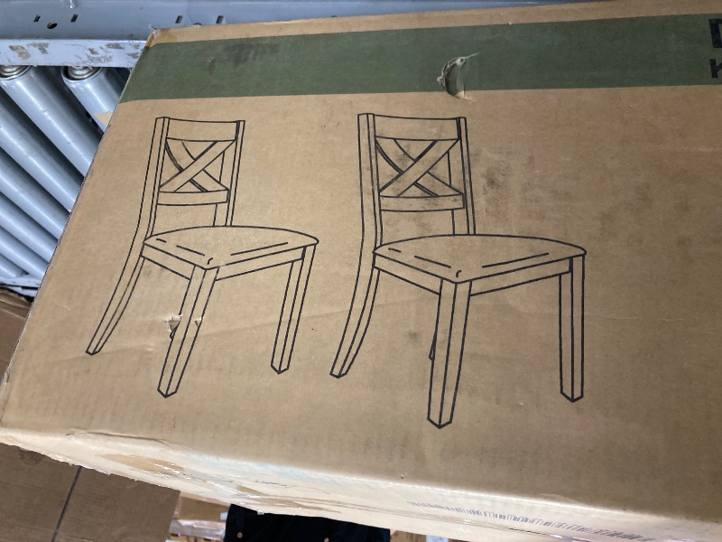 Photo 1 of ****Only 2 chair**Only 2 chairs****VECELO Peatuk Chairs for Dining Room, Kitchen, Grey 