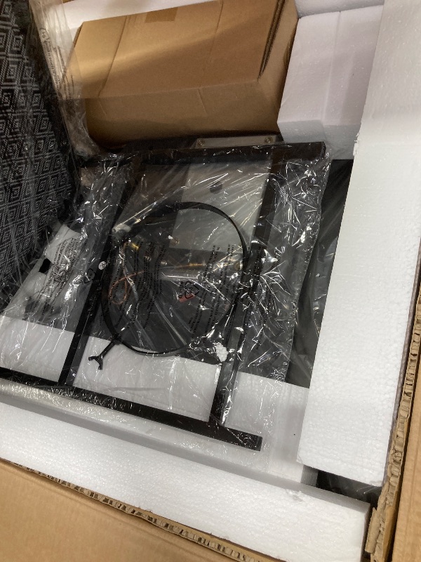 Photo 1 of ***Similar******Similar***44 Inch Outdoor Wicker Fire Pit Table, 50000 BTU Propane Fire Pits with Glass Wind Guard and Lid, Patio Gas Fire Pit for Outside Patio and Garden(Brown)
