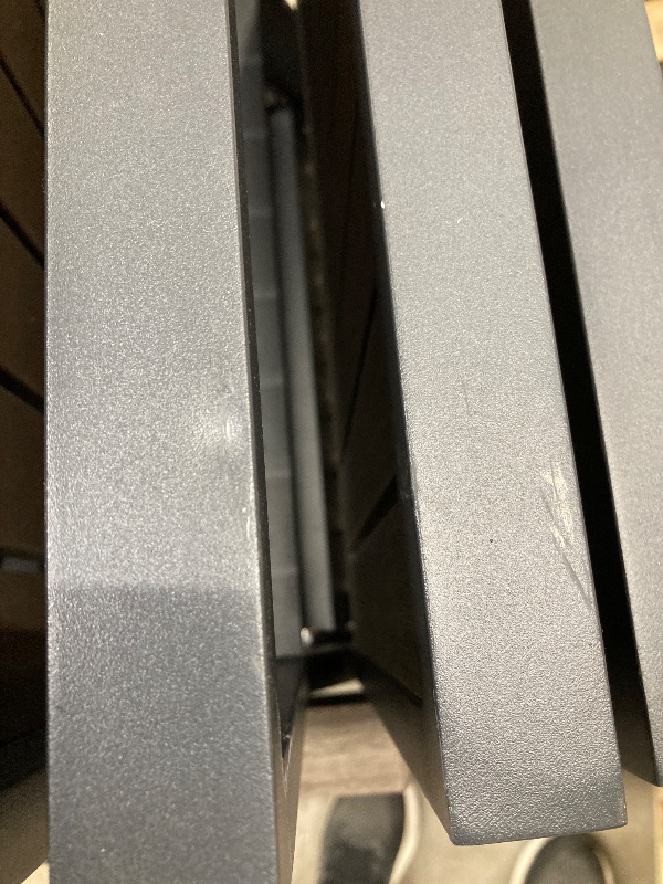 Photo 1 of ***(NOT IN BOX, NO ORIGINAL PACKAGING, SOME SCUFFS/SCRATCHES, DENTS-SELLING AS IS)*** 
Aluminum Outdoor Patio Dining Chairs -  Ergonomic Backrest Design, Detachable Seat Cushion, Soft and Breathable, Garden, Porch, Black, Set of 6  ***(NOT IN BOX, NO ORIG