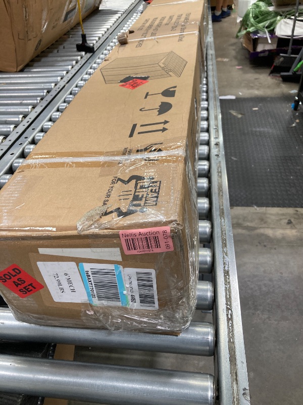 Photo 1 of Patiowell 5x3 FT Outdoor Storage Shed, Tool Shed with Sloping Roof and Lockable Door, Metal Shed for Backyard Garden Patio Lawn, Brown
Sold as a  set but its only metal part.