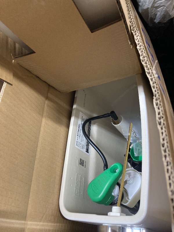 Photo 1 of ***toilet tank only***TOTO Drake WASHLET - Two-Piece Elongated 1.28 GPF Universal Height TORNADO FLUSH Toilet with C5 Bidet Seat, 10 Inch Rough-In, Cotton White - MW7763084CEFG.10#01