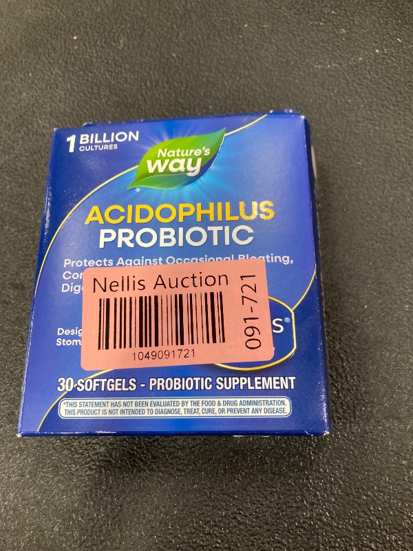 Photo 1 of ***BB 07/2025***Natures Way Acidophilus Probiotic Pearls Softgels - 30ct