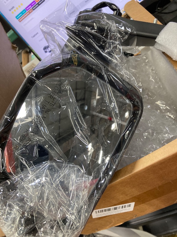 Photo 1 of   ONLY 1  Lqito Right Passenger Side Door Mirror For 2016-2021 HONDA CIVIC LX SE Sport with Power Mirror Ajust Manual Fold Non-Heat Match to Black Replace 76208TBAC03ZA; HO1321283(3 Pins)