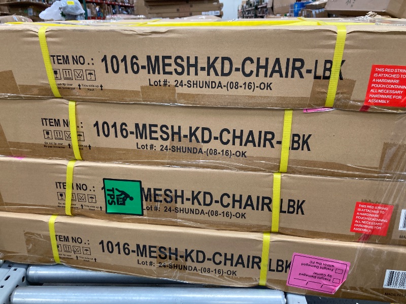 Photo 1 of ***PARTIAL ITEM***BOX 2,3,4&7 ONLY***(4 BOXES OUT OF 7)Oakland Living 1022-1016(6)-LBK Modern Ornate Outdoor Mesh Aluminum 59-in Large Black Round Patio Lazy Susan and Six Chairs Dining Set