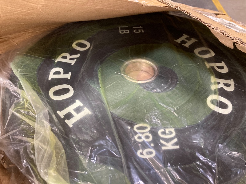 Photo 1 of ***PARTIAL SET***LISTED HERE ARE WHAT IS ACTUALLY INCLUDED AS WELL AS PICTURES***DO NOT GO BY STOCK PHOTO* NOT ALL ARE INCLUDED AND PRICE HAS BEEN ADJUSTED***Signature Fitness 2" Olympic Bumper Plate Weight Plates with Steel Hub, Set, 2x 35LB, 1x 15LB