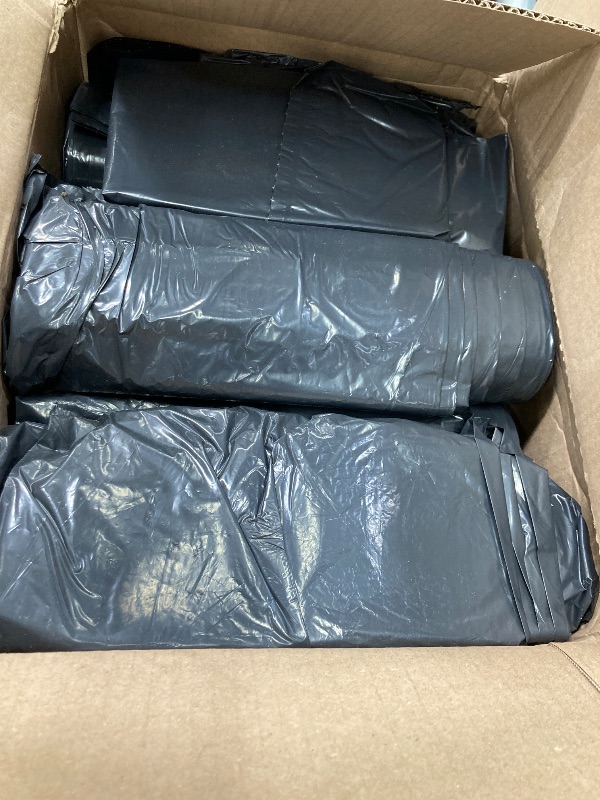 Photo 1 of ***UNSURE OF ACTUAL COUNT IN BOXES*** T-Tough Roll Pack Low Density Repro Blend Star Seal Coreless Rolls Bag, 45 Gallon Capacity, 46" Length x 43" Width, XXH Strength, Black (Pack of 100)***2PACKS INCLUDED***