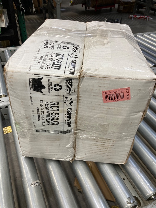 Photo 1 of ***UNSURE OF ACTUAL COUNT IN BOXES*** T-Tough Roll Pack Low Density Repro Blend Star Seal Coreless Rolls Bag, 45 Gallon Capacity, 46" Length x 43" Width, XXH Strength, Black (Pack of 100)***2PACKS INCLUDED***