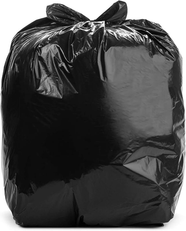 Photo 1 of ***UNSURE OF ACTUAL COUNT IN BOXES*** T-Tough Roll Pack Low Density Repro Blend Star Seal Coreless Rolls Bag, 45 Gallon Capacity, 46" Length x 43" Width, XXH Strength, Black (Pack of 100)***2PACKS INCLUDED***
