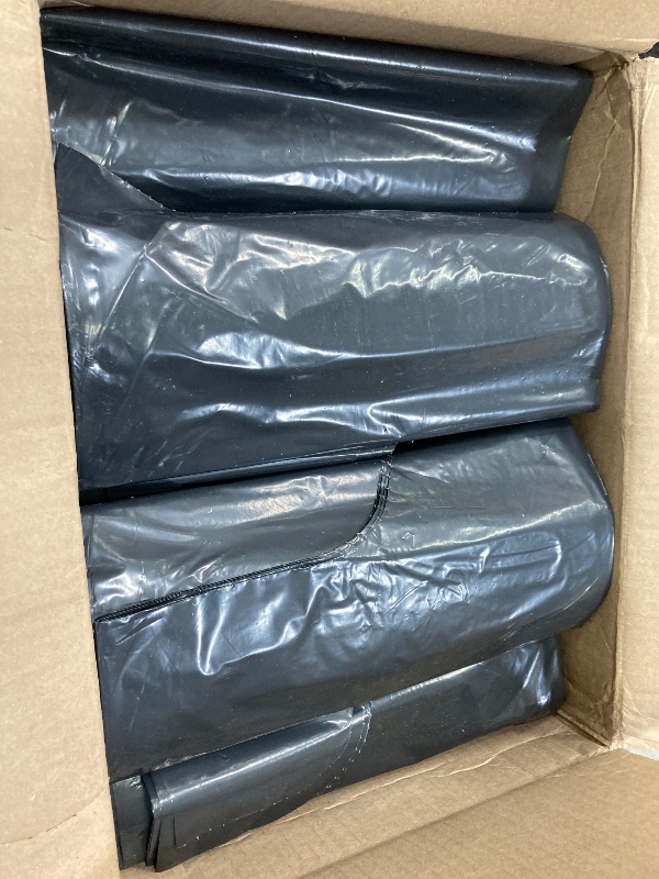 Photo 1 of ***2 BOXES INCLUDED***ACTUAL BAG COUNT IS NOT CONFIMED*** T-Tough Roll Pack Low Density Repro Blend Star Seal Coreless Rolls Bag, 45 Gallon Capacity, 46" Length x 43" Width, XXH Strength, Black (Pack of 100)x2