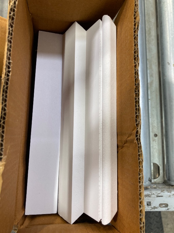 Photo 1 of ***4 PIECES, 1 WRAP AROUN CAP ONLY INCLUDED***Ekena Millwork 8"W x 6'H Premium Square Non-Tapered Smooth PVC Endura-Craft Column Wrap Kit, Prairie Capital & Base