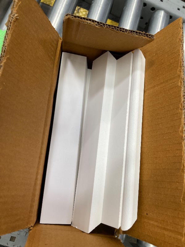 Photo 1 of ***4 PIECES, 1 WRAP AROUND CAP ONLY INCLUDED*** Millwork 8"W x 6'H Premium Square Non-Tapered Smooth PVC Endura-Craft Column Wrap Kit, Prairie Capital & Base