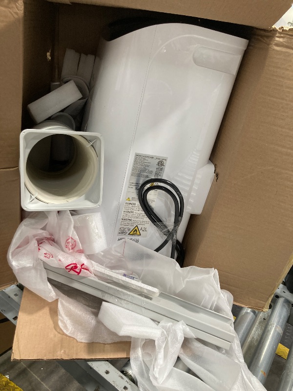 Photo 1 of ***POWERS ON BUT THROWS UP AN F1 CODE***14,000 BTU Portable Air Conditioner Cools Up to 700 Sq.Ft, Auto-Evaporation Low Noise Portable AC Unit with Remote Control Fits for Large Room, Office, Garage,White