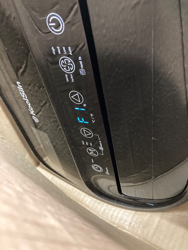 Photo 1 of ***POWERS ON BUT THROWS UP AN F1 CODE***14,000 BTU Portable Air Conditioner Cools Up to 700 Sq.Ft, Auto-Evaporation Low Noise Portable AC Unit with Remote Control Fits for Large Room, Office, Garage,White