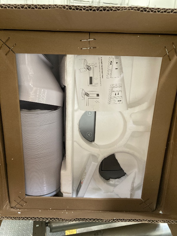 Photo 1 of 14,000 BTU Portable Air Conditioner 3-IN-1 (Cooling, Dehumidifying, Fan) - Portable AC Units for Rooms - Cools 750 sq.ft | 90 Pints/Day, 54dB Quiet | Includes Hose & Window Kit, White+Gray-A020B