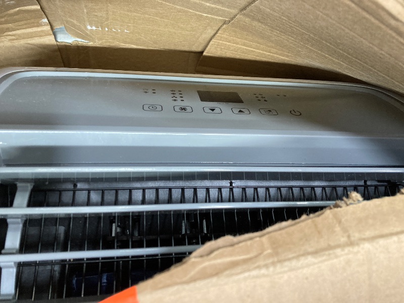 Photo 1 of ***A CODE COMES UP WHEN POWERED ON* PLZ REFER TO PICTURE* ITEM IS NON FUNCTIONAL***BLACK+DECKER Smart Portable Air Conditioner, 14,000 BTU (10,200 BTU SACC) for Rooms up to 700 Sq. Ft., Smart Portable AC with Follow Me Remote and Window Kit, BPACT14WT, Wh
